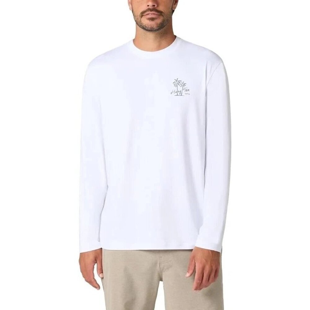NEW Hang Ten Men's XL UV Protection Long Sleeve Shirt White Outdoor